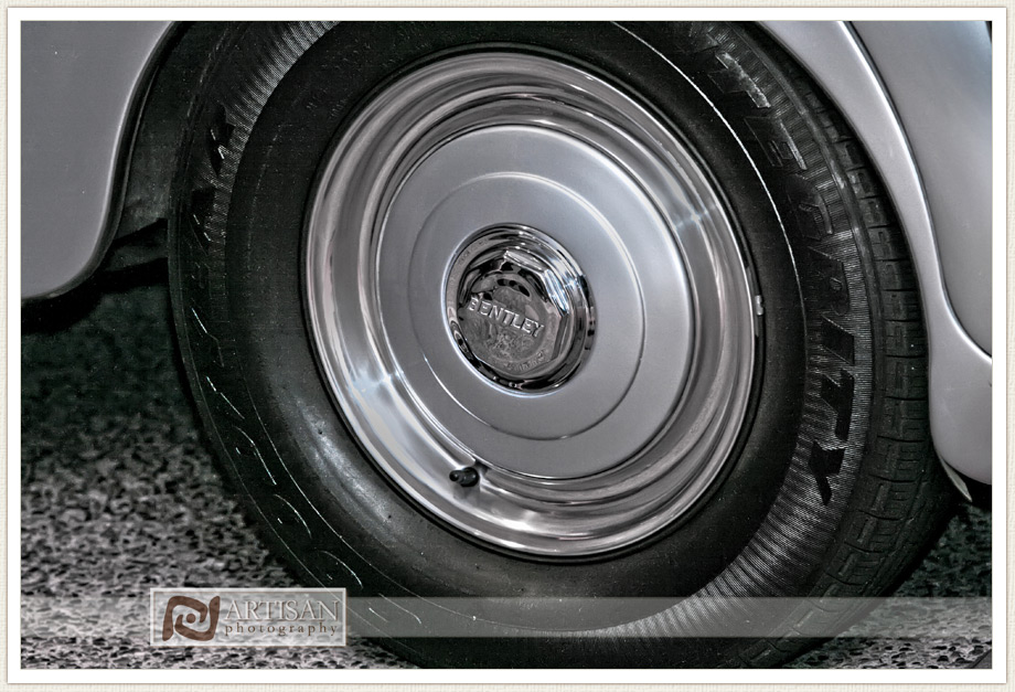 windsor coach 1953 Bentley Tire and Rim Closeup