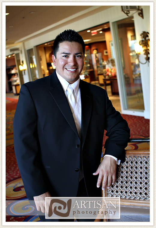 Grooms portrait at the JW Marriott Desert Ridge