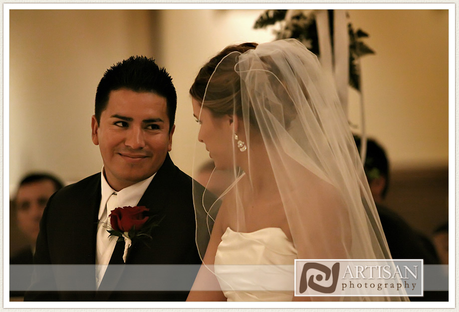 wedding ceremony at St Joan of Arc in Phoenix