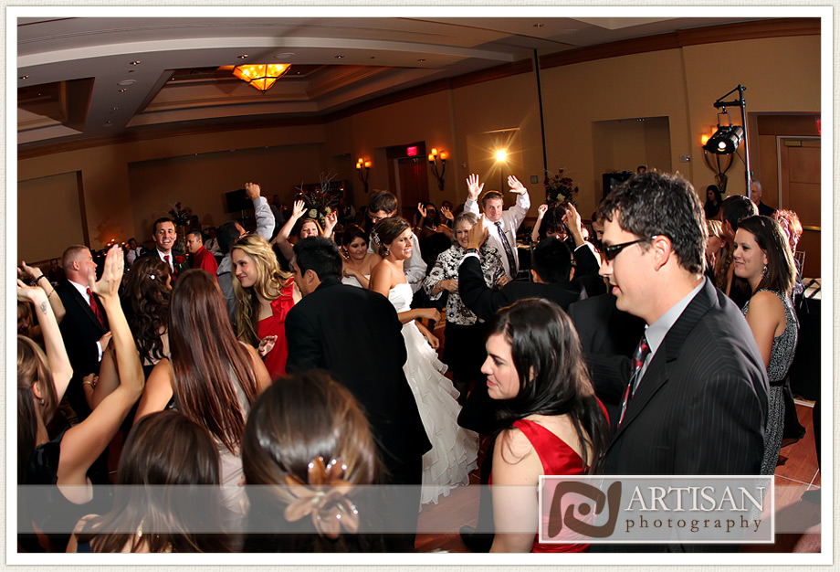 wedding reception dancing